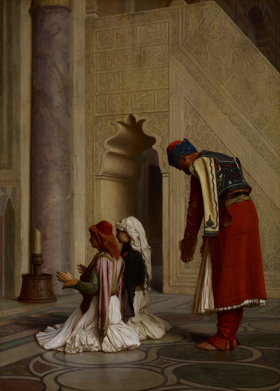 Młodzi Grecy w meczecie autorstwa Jean Leon Gerome