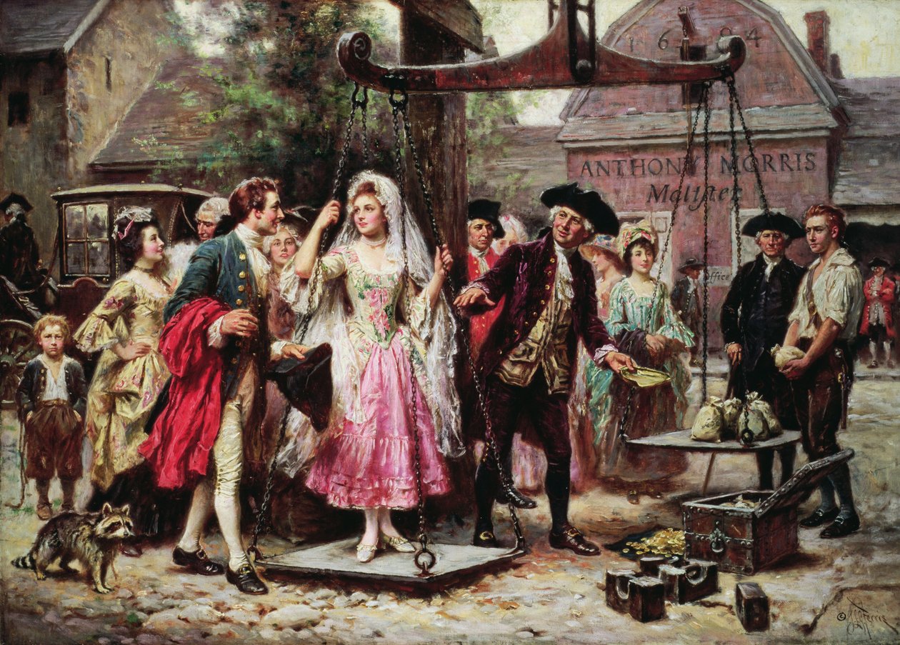 Jej waga w złocie autorstwa Jean Leon Gerome Ferris