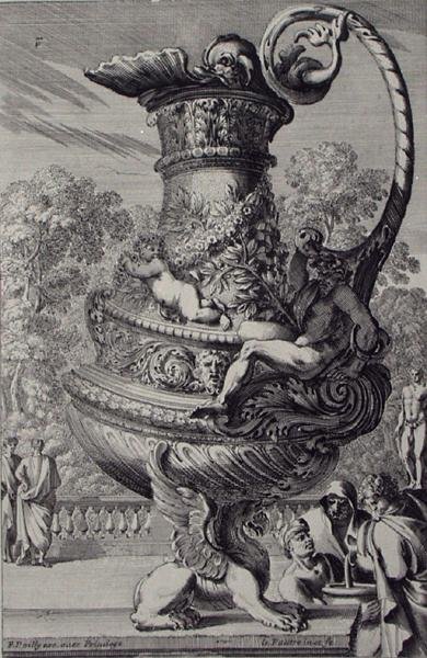 Rzeźba ogrodowa, opublikowana ok. 1670 (rycina) (patrz także 172934) autorstwa Jean Lepautre