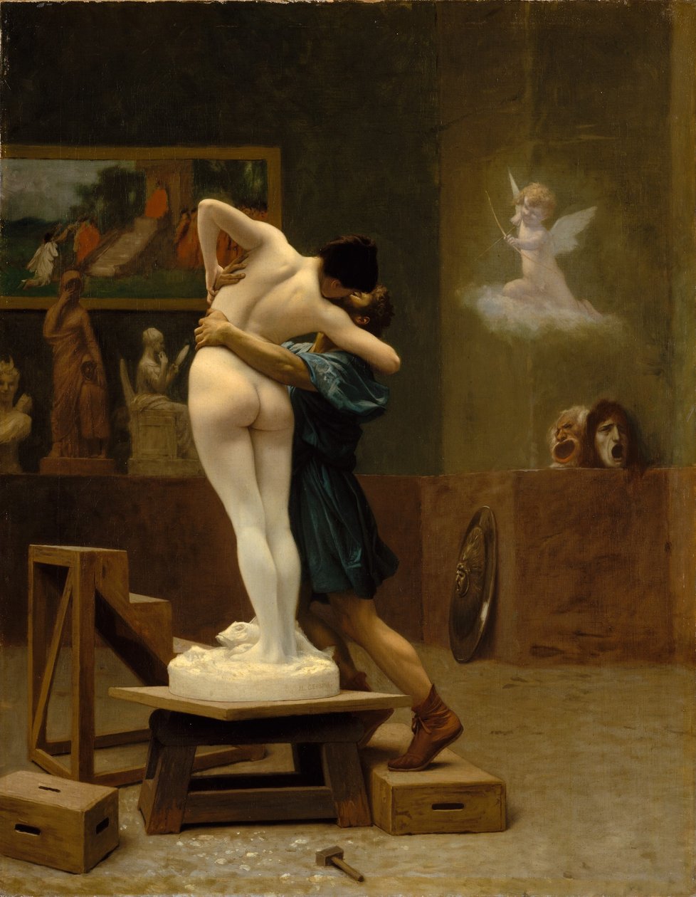 Francuski:  Pygmalion et Galatée Pigmalion i Galatea autorstwa Jean Leon Gerome