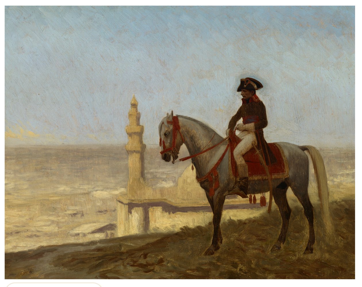 Generał Bonaparte w Kairze, szkic autorstwa Jean Leon Gerome