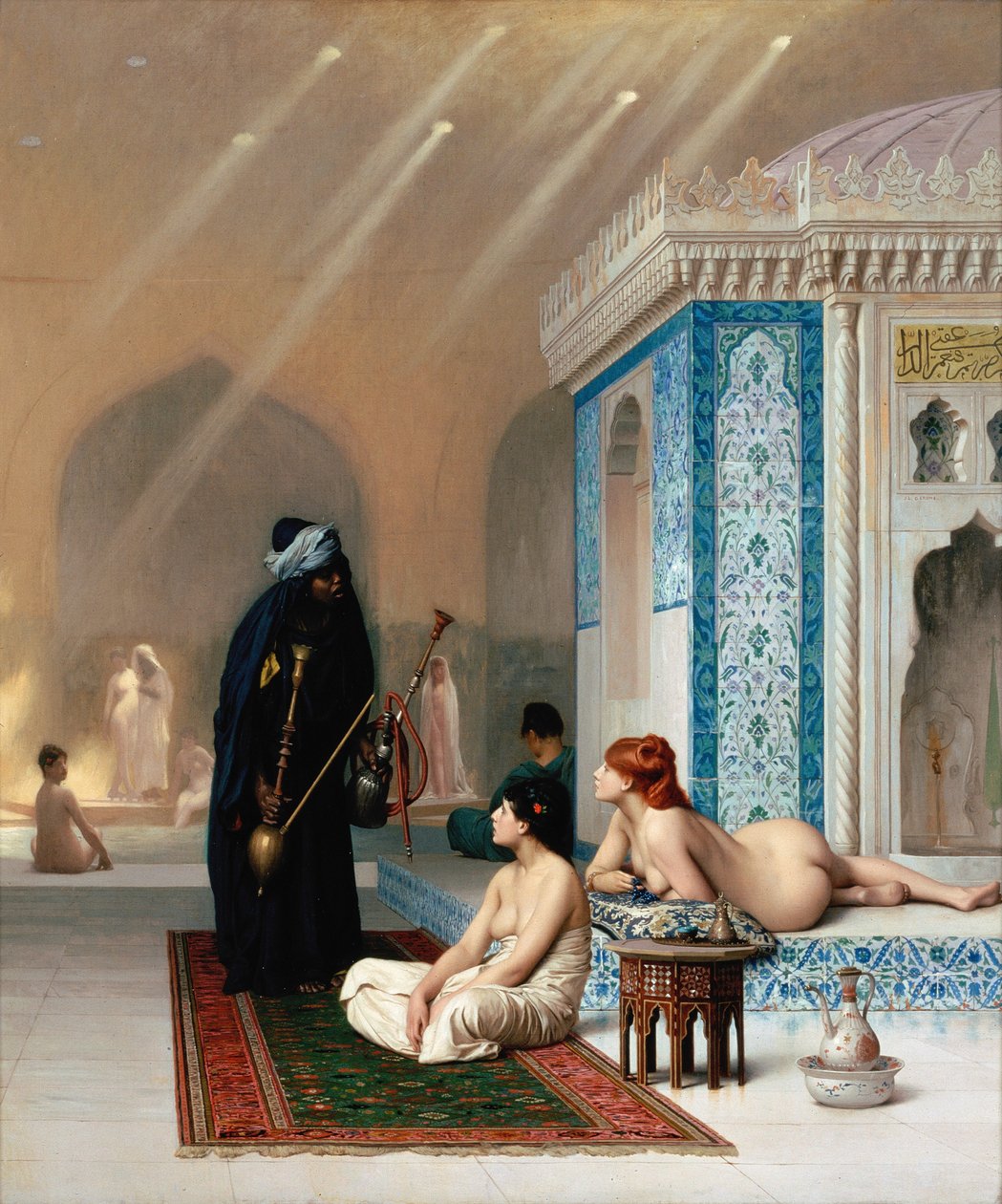 Basen w Haremie autorstwa Jean Leon Gerome
