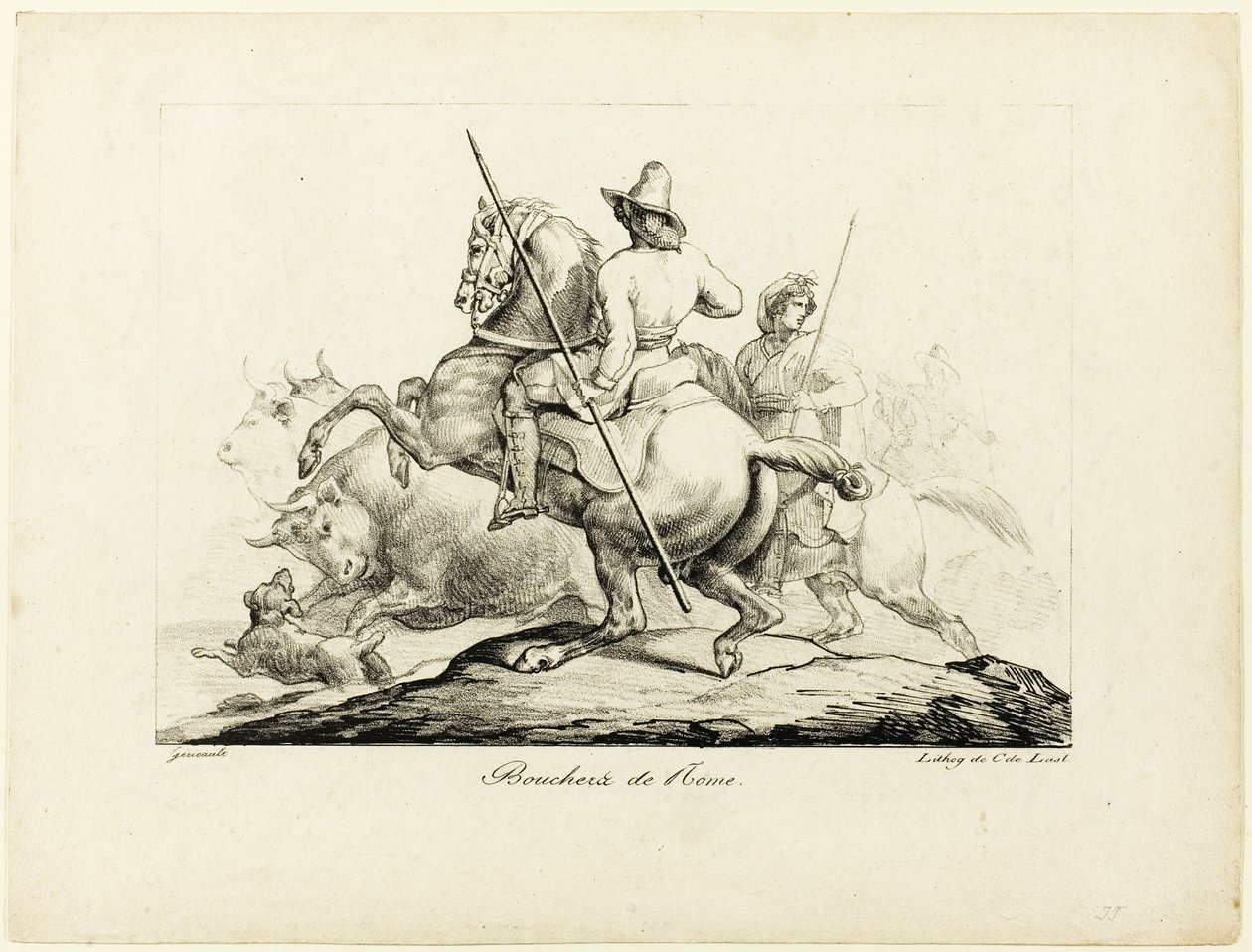 Rzeźnicy Rzymu autorstwa Jean Louis André Théodore Géricault
