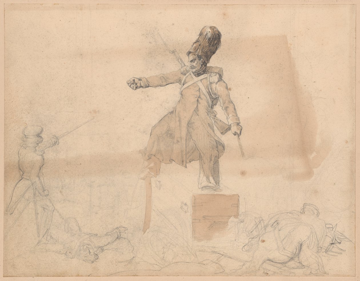 Keson artyleryjski autorstwa Jean Louis André Théodore Géricault