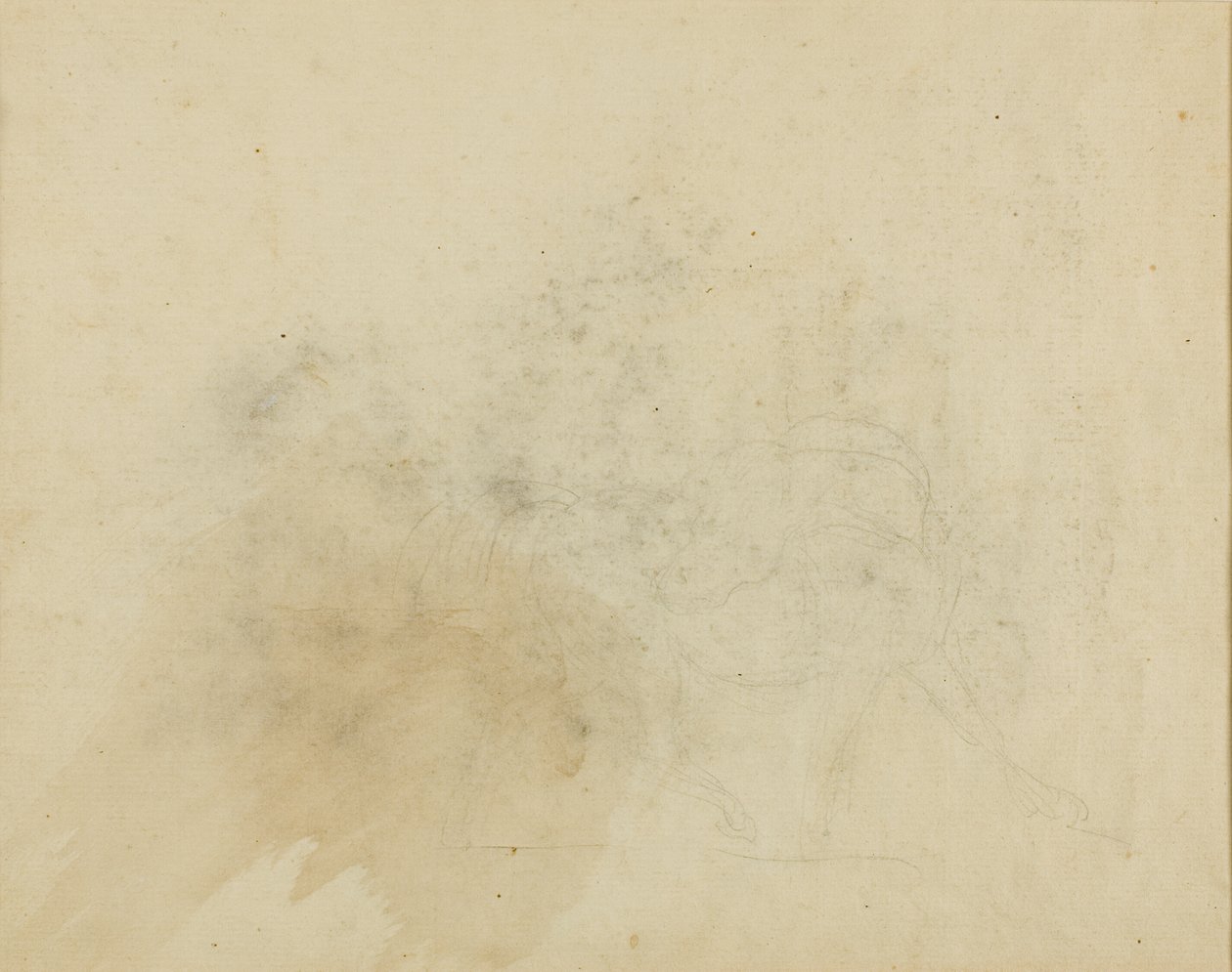 Koń odwracający głowę autorstwa Jean Louis André Théodore Géricault