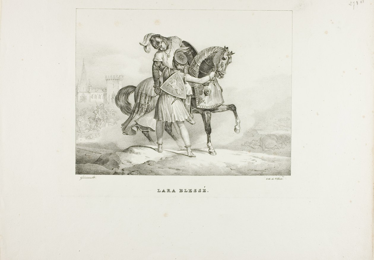 Ranna Lara autorstwa Jean Louis André Théodore Géricault