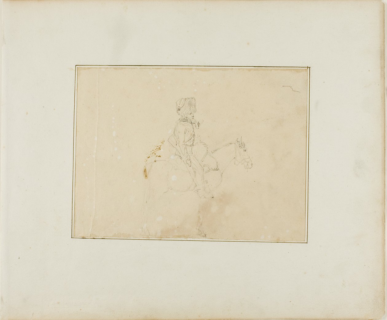 Chasseur na koniu autorstwa Jean Louis André Théodore Géricault