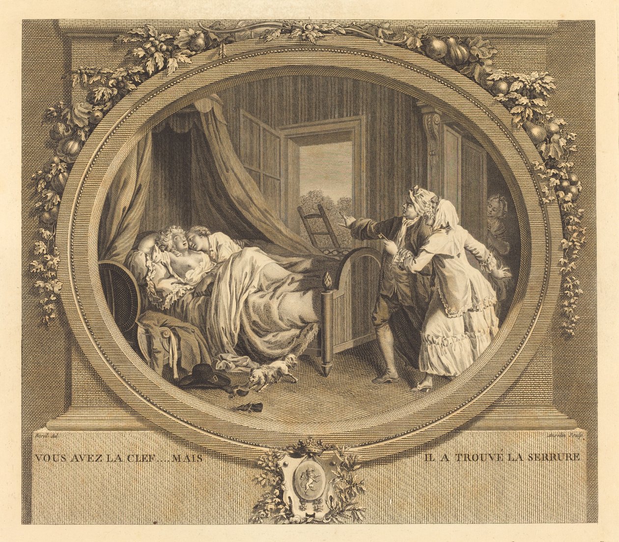 Masz klucz, ale on znalazł zamek autorstwa Jean Louis Anselin after Antoine Borel