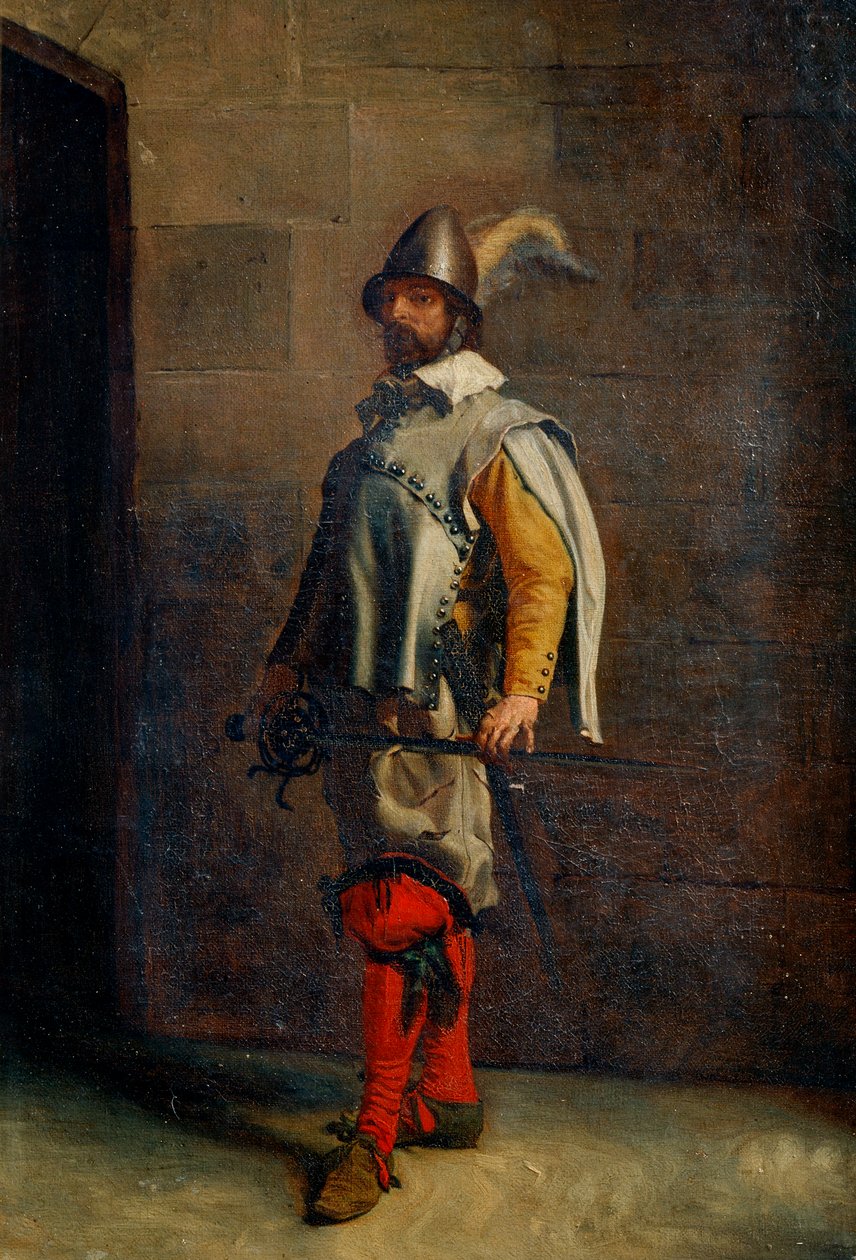 Hugenot, XIX wiek. autorstwa Jean Louis Ernest Meissonier