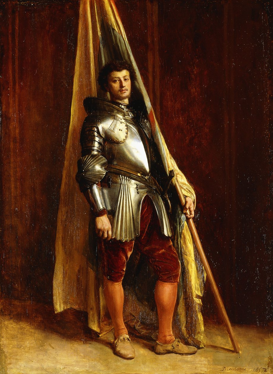 Człowiek wojny; Wojownik, autorstwa Jean Louis Ernest Meissonier