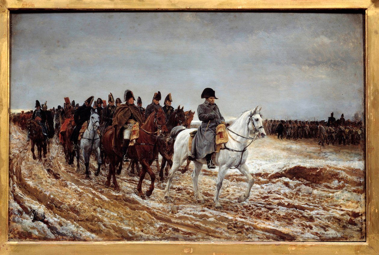 kampania francuska autorstwa Jean Louis Ernest Meissonier