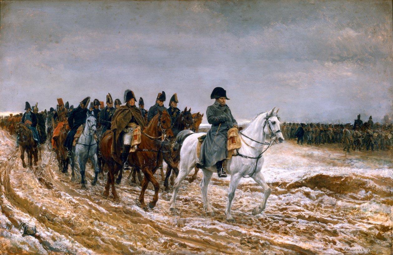 „Kampania francuska 1814”, 1864 r autorstwa Jean Louis Ernest Meissonier
