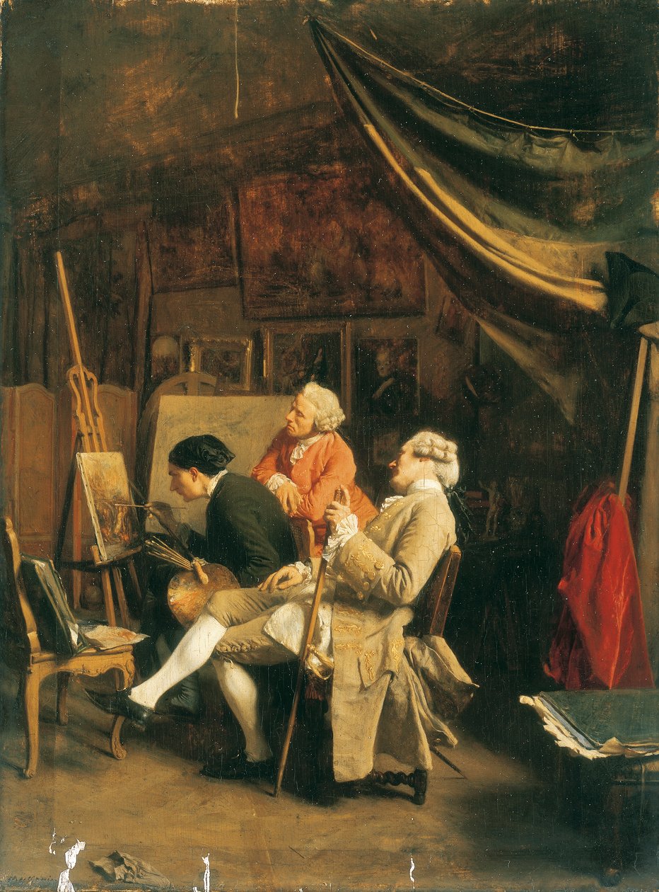 Malarze amatorzy autorstwa Jean Louis Ernest Meissonier