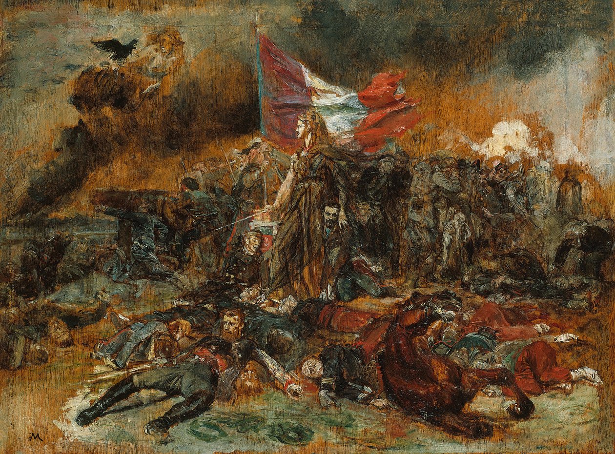 Obrona Paryża autorstwa Jean Louis Ernest Meissonier