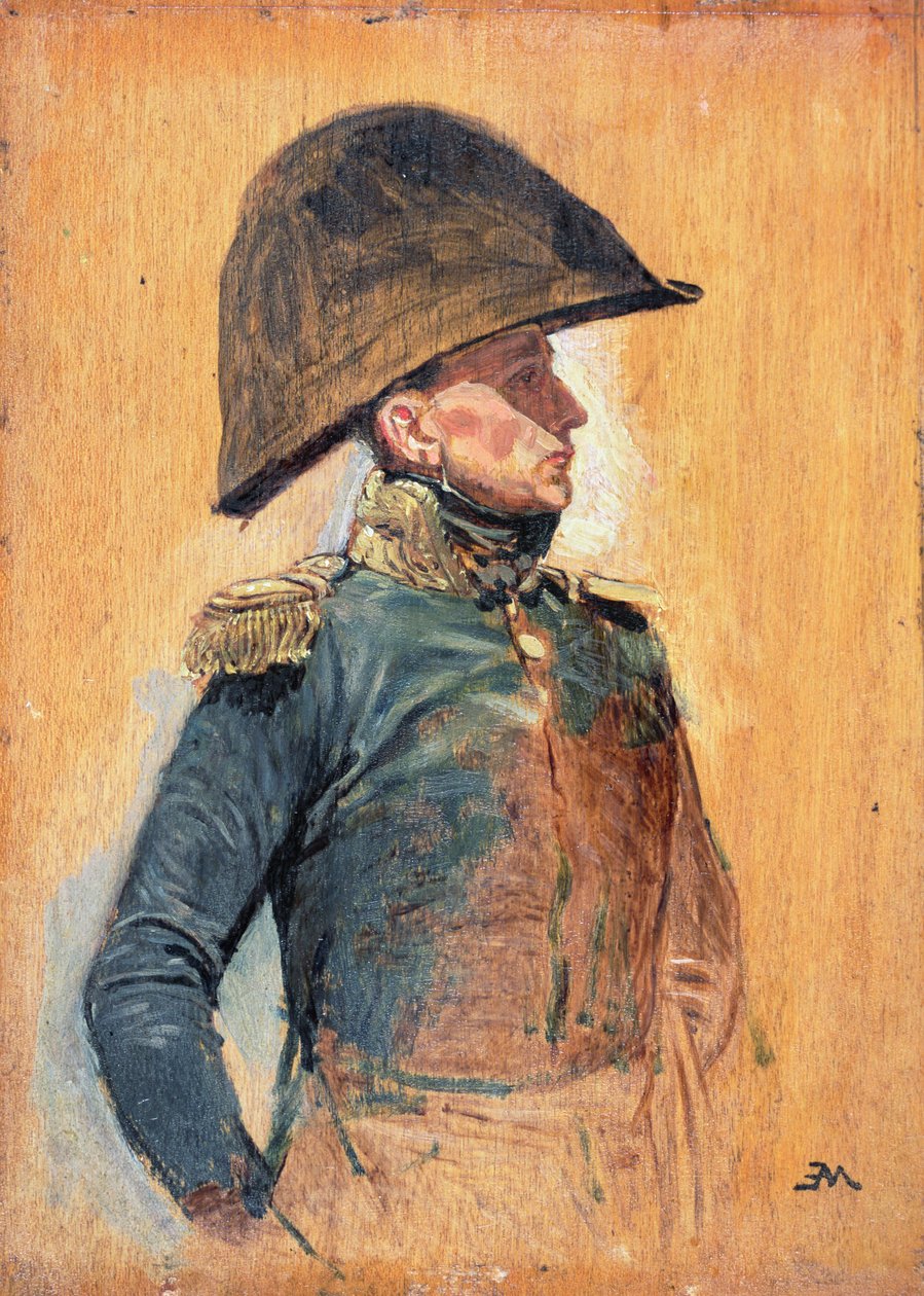 Oficer generalny (olej na desce) autorstwa Jean Louis Ernest Meissonnier