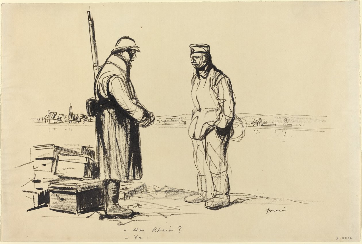 - Nad Renem - Ja., ok. 19141919. autorstwa Jean Louis Forain
