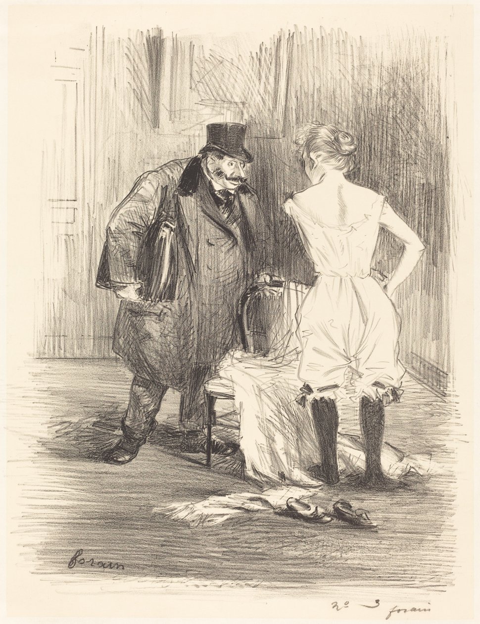 Napad autorstwa Jean Louis Forain