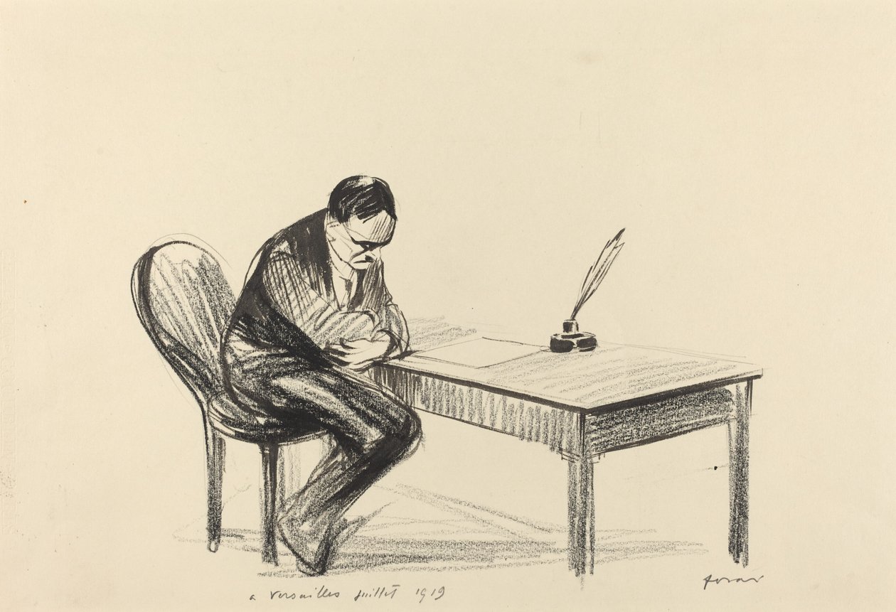 W Wersalu lipiec 1919 autorstwa Jean Louis Forain