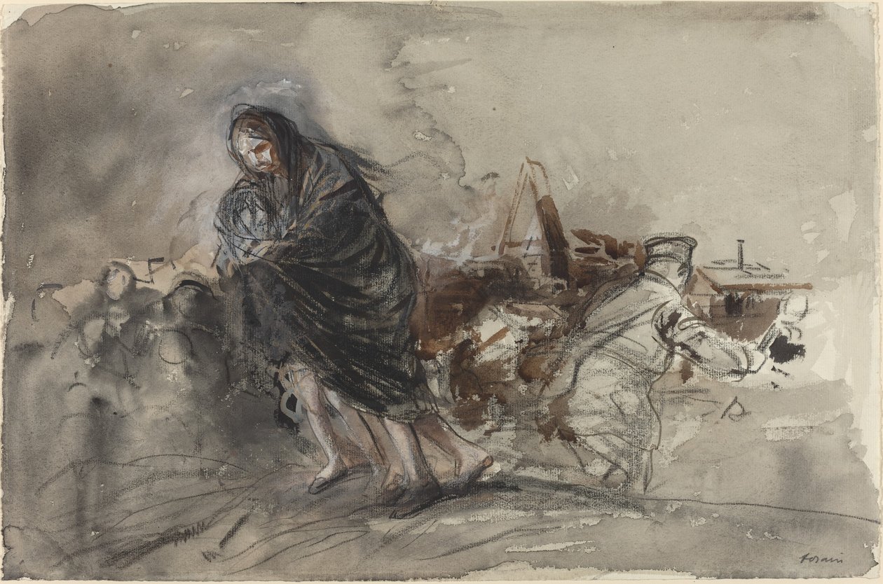 Po Douai autorstwa Jean Louis Forain