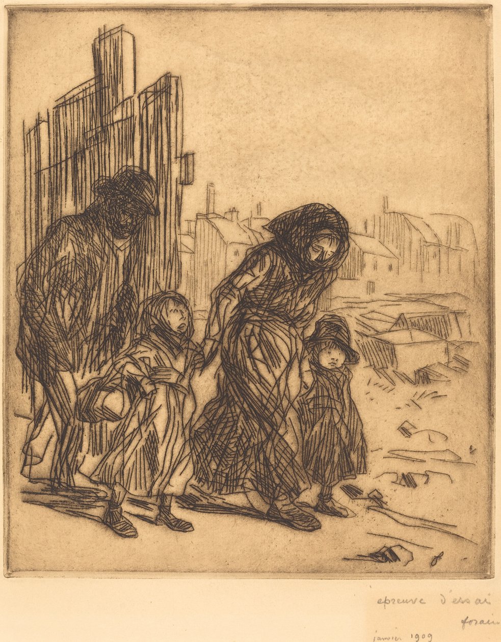 Po napadzie autorstwa Jean-Louis Forain