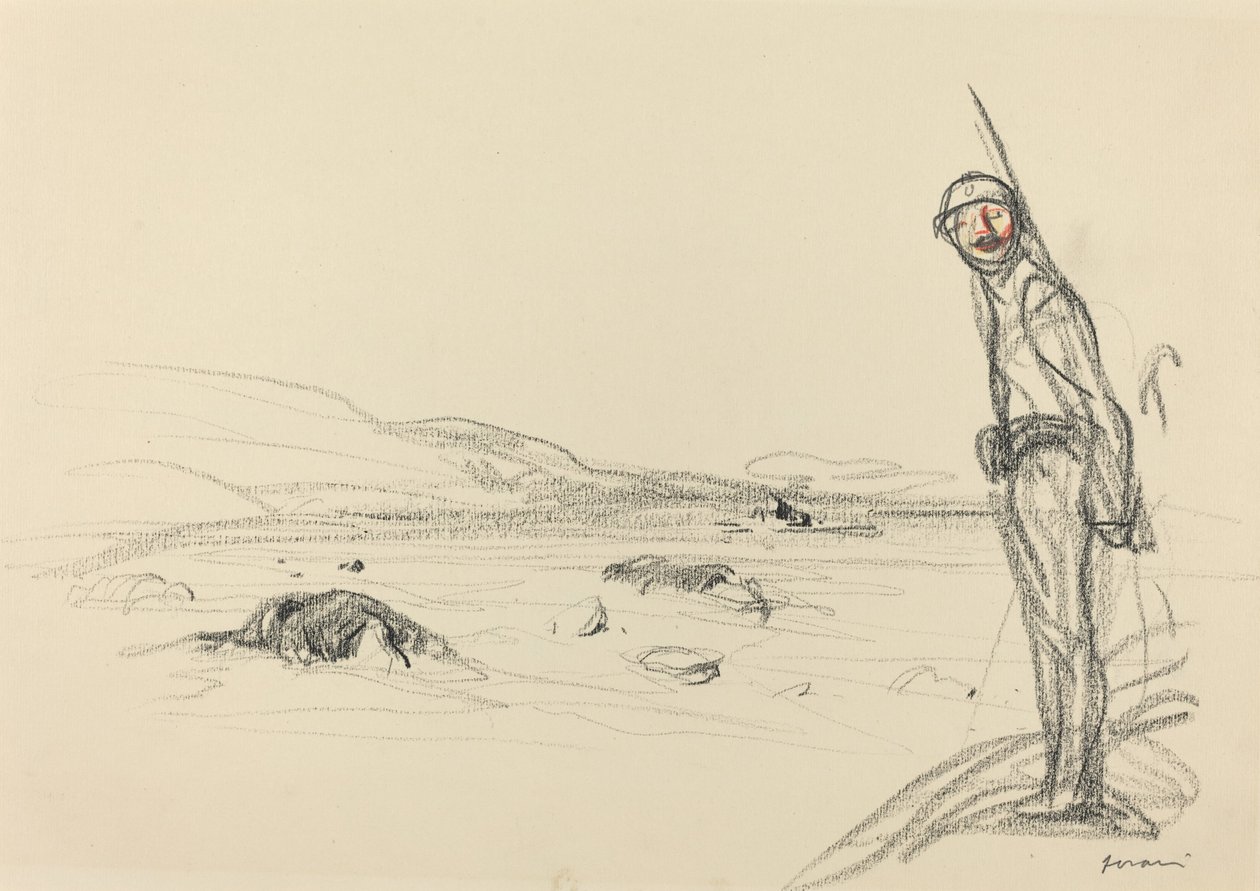 Wzdłuż Marny autorstwa Jean Louis Forain