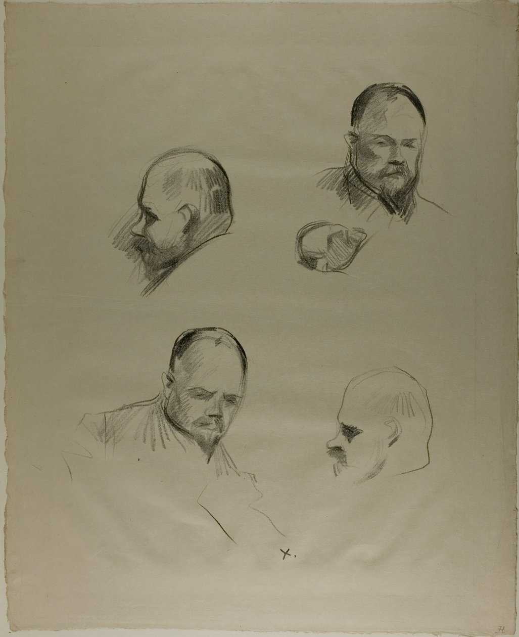 Ambroise Vollard, Cztery szkice autorstwa Jean Louis Forain