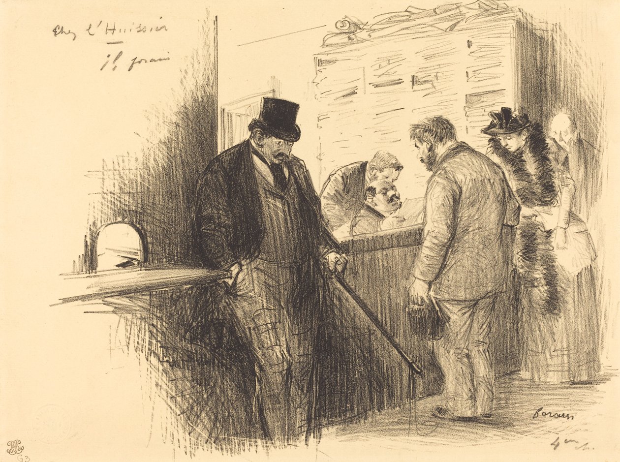 U komornika autorstwa Jean Louis Forain