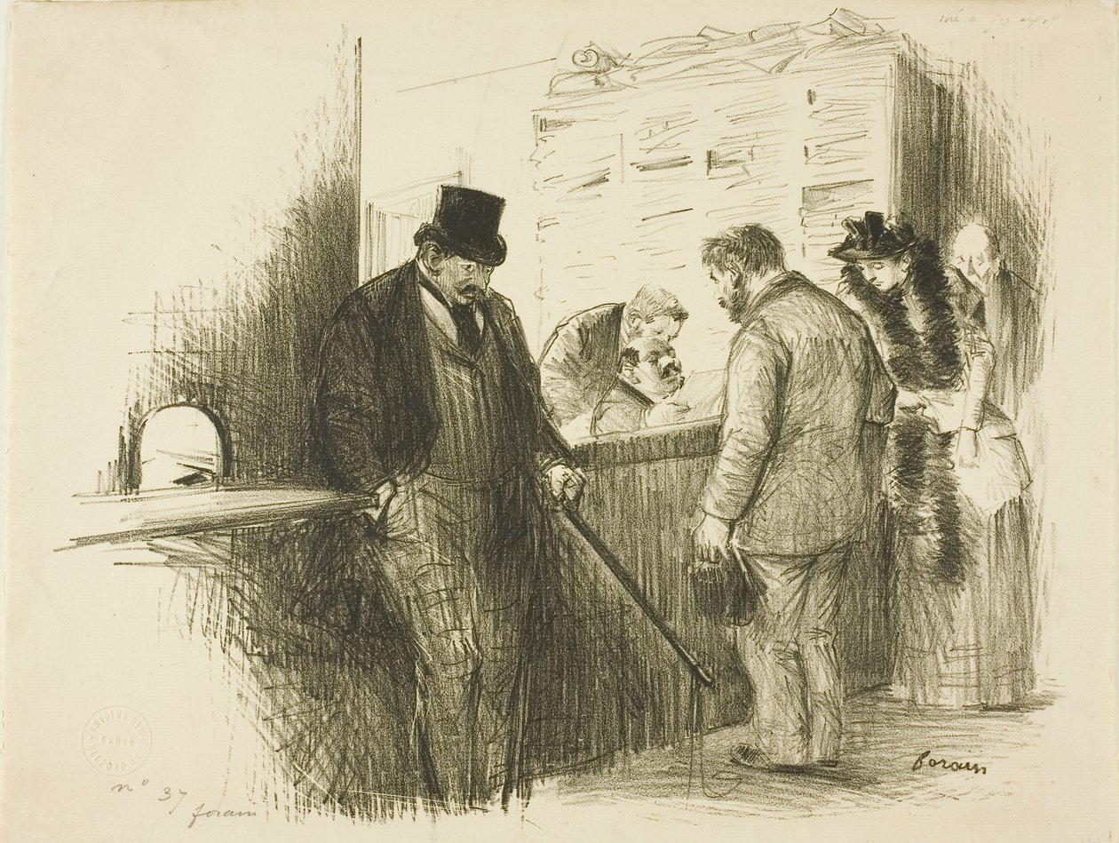 U komornika autorstwa Jean Louis Forain