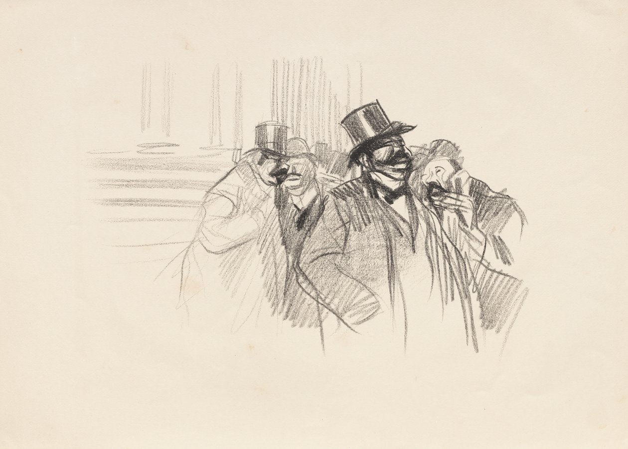 Na Giełdzie autorstwa Jean Louis Forain