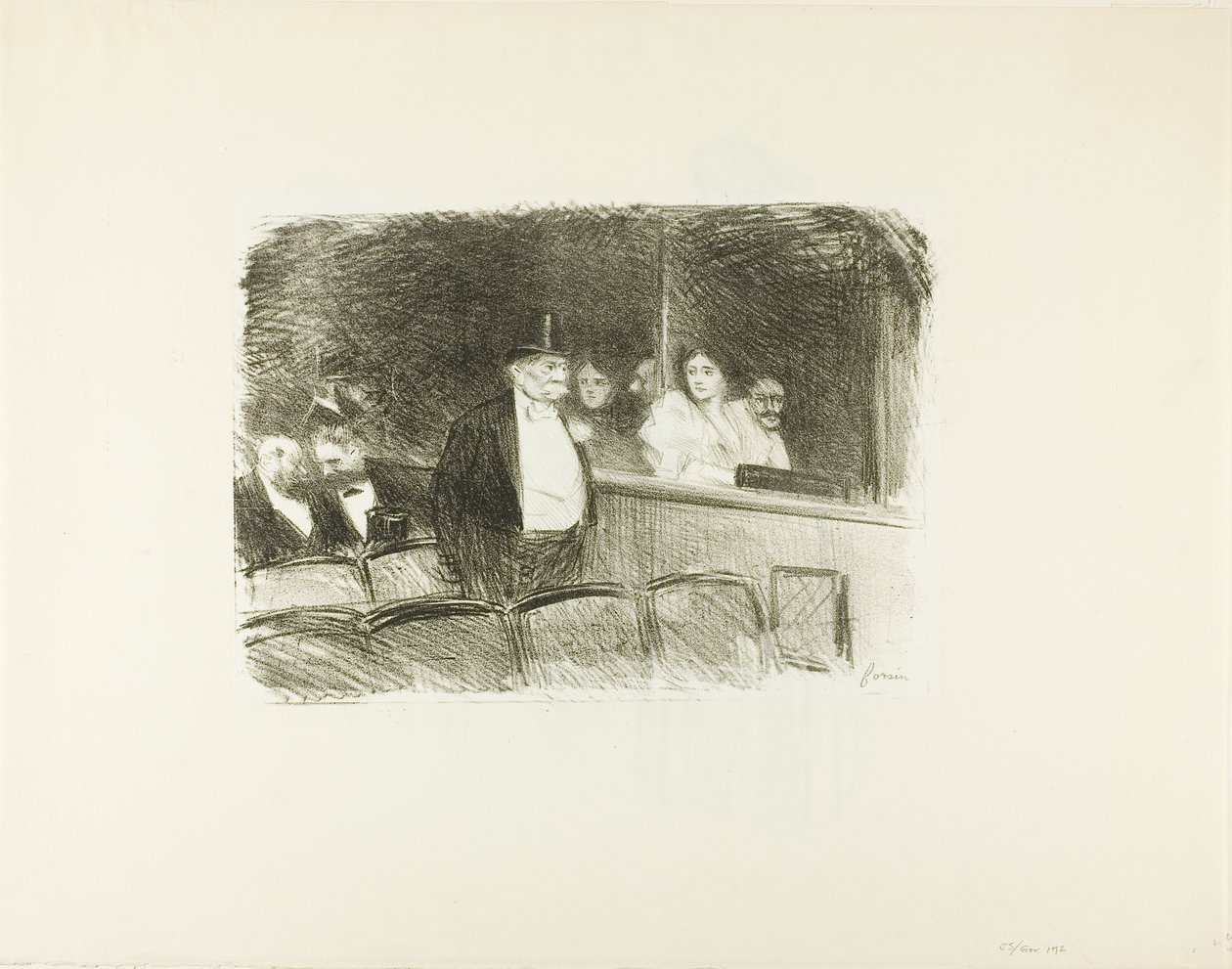 W Teatrze autorstwa Jean Louis Forain