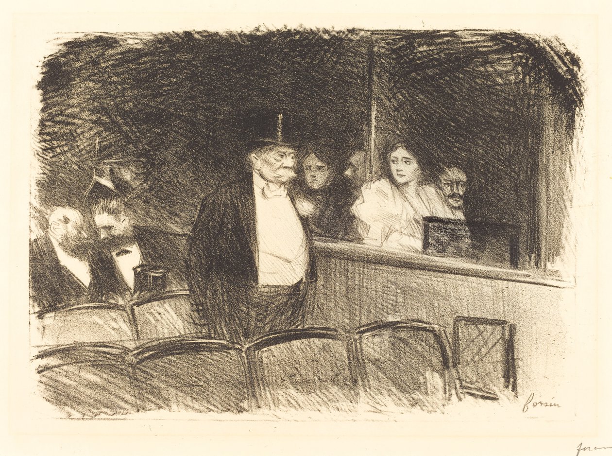 W Teatrze autorstwa Jean Louis Forain