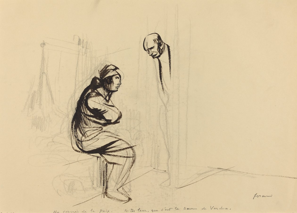 Na Kongresie Pokoju autorstwa Jean Louis Forain
