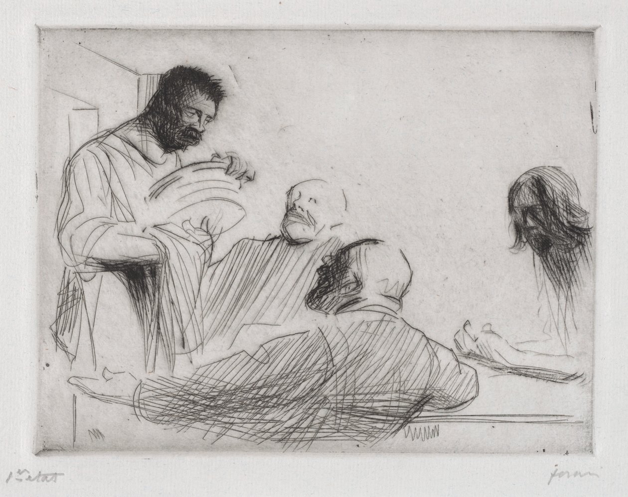 Przed obiadem w Emaus autorstwa Jean Louis Forain