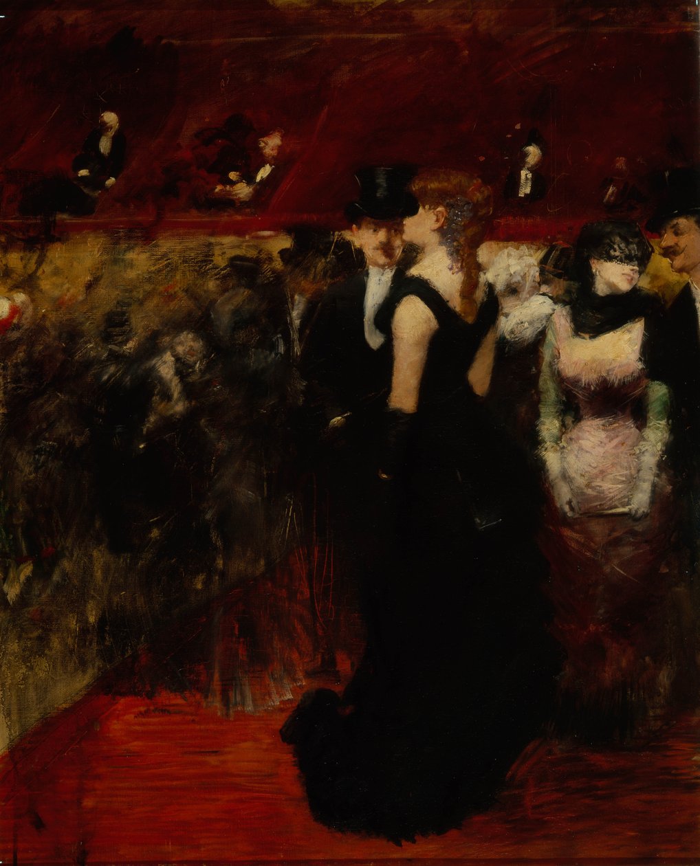 Bal w Operze Paryskiej autorstwa Jean Louis Forain