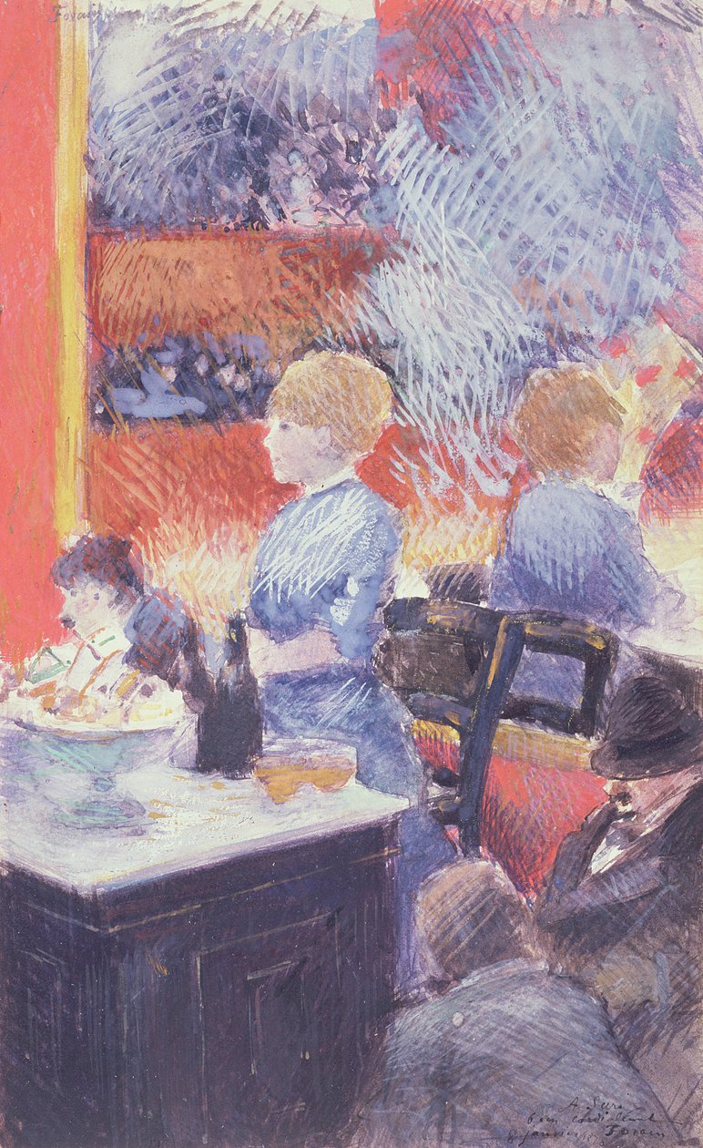 Bar w Folies-Bergere, 1878 autorstwa Jean Louis Forain