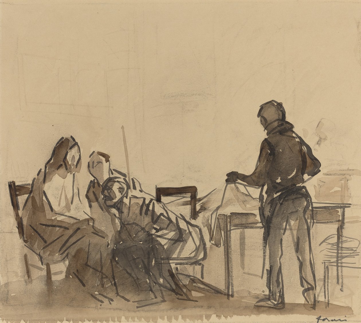 Przed ucztą w Emaus autorstwa Jean Louis Forain
