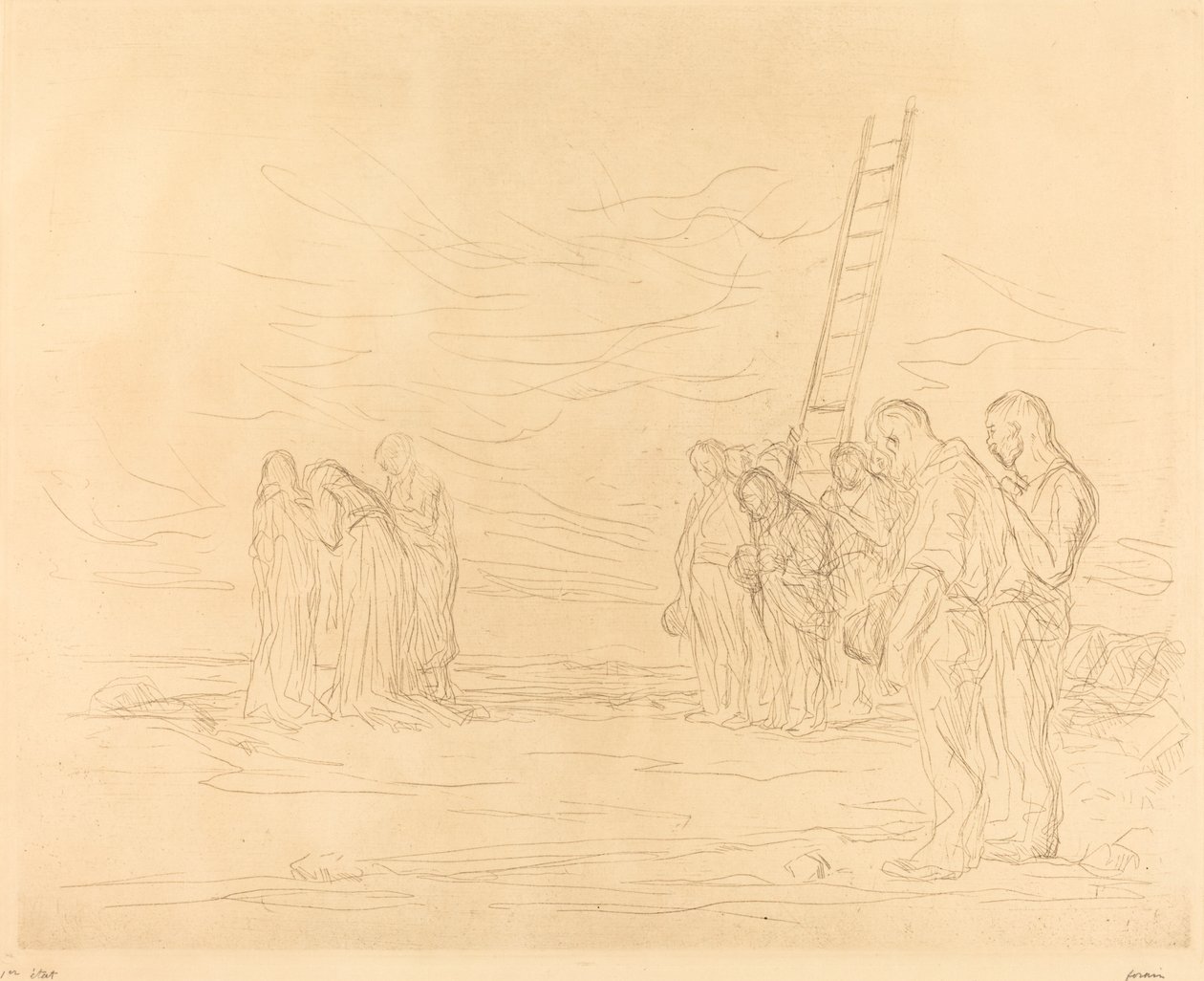 Kalwaria (pierwsza płyta) autorstwa Jean Louis Forain