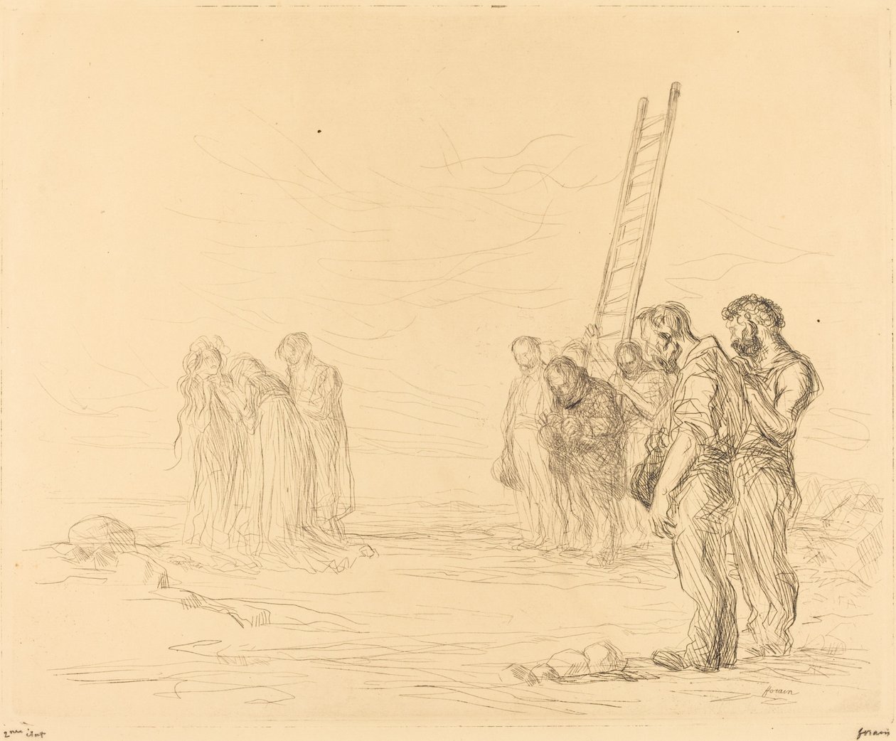 Kalwaria (pierwsza płyta) autorstwa Jean Louis Forain