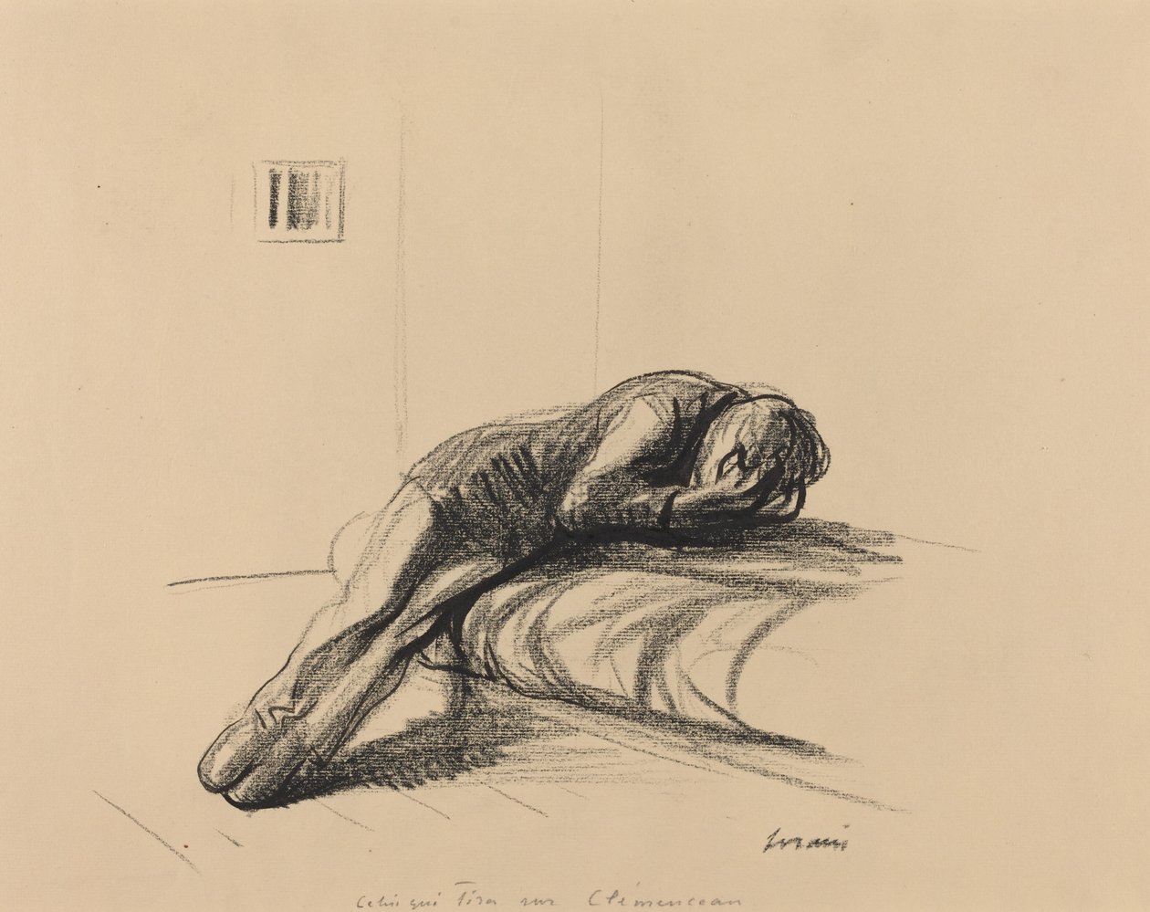 Ten, który zastrzelił Clemenceau autorstwa Jean Louis Forain