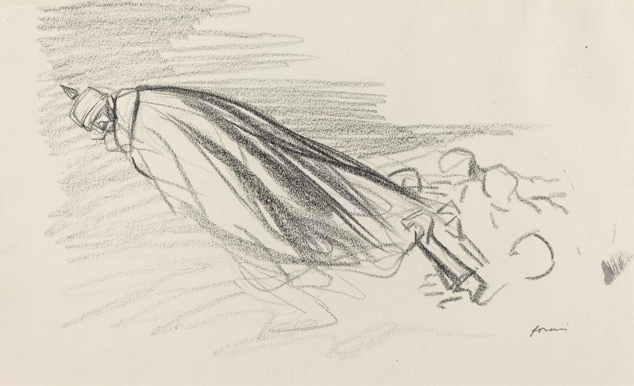 Te z pierwszej godziny. „Panie! gdzie jesteśmy ze świeżej i radosnej wojny!” autorstwa Jean Louis Forain