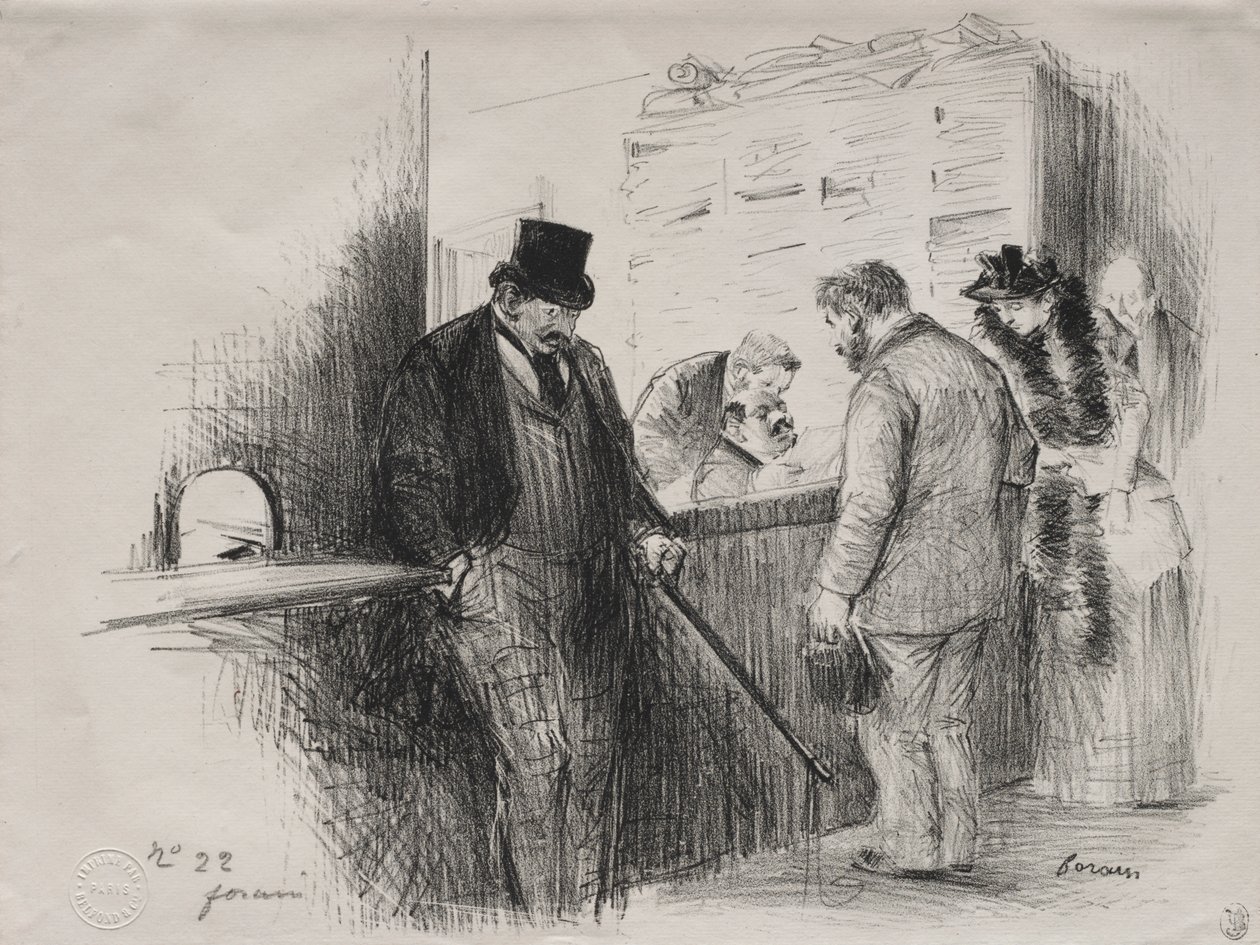 U Huisslera autorstwa Jean Louis Forain