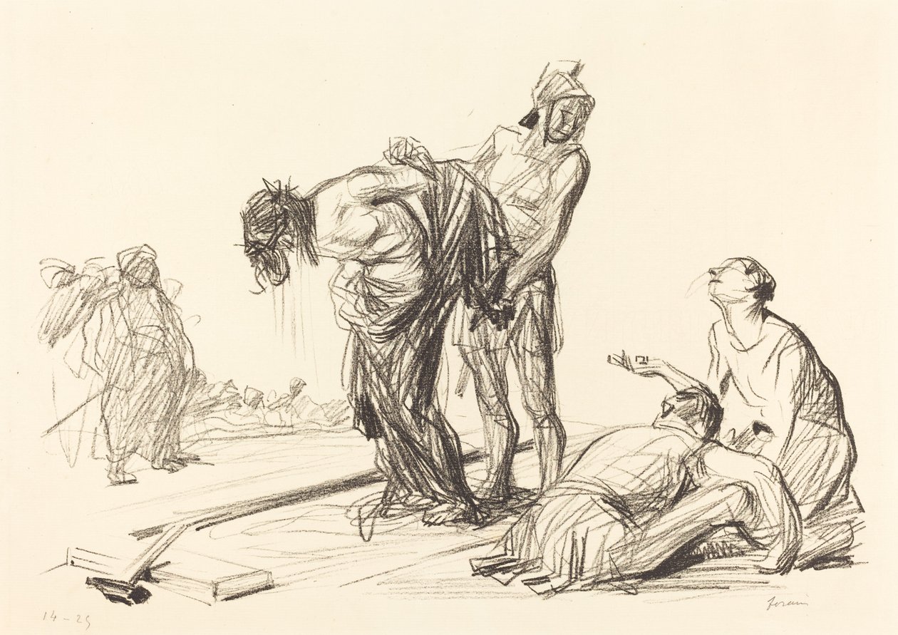 Chrystus odarty z szat autorstwa Jean Louis Forain