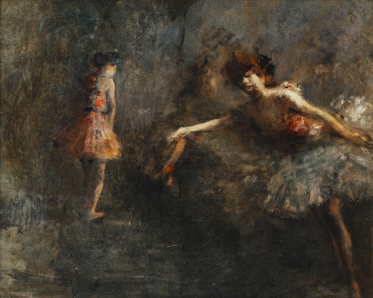 Cyrkowcy; Artyści cyrkowi, autorstwa Jean Louis Forain