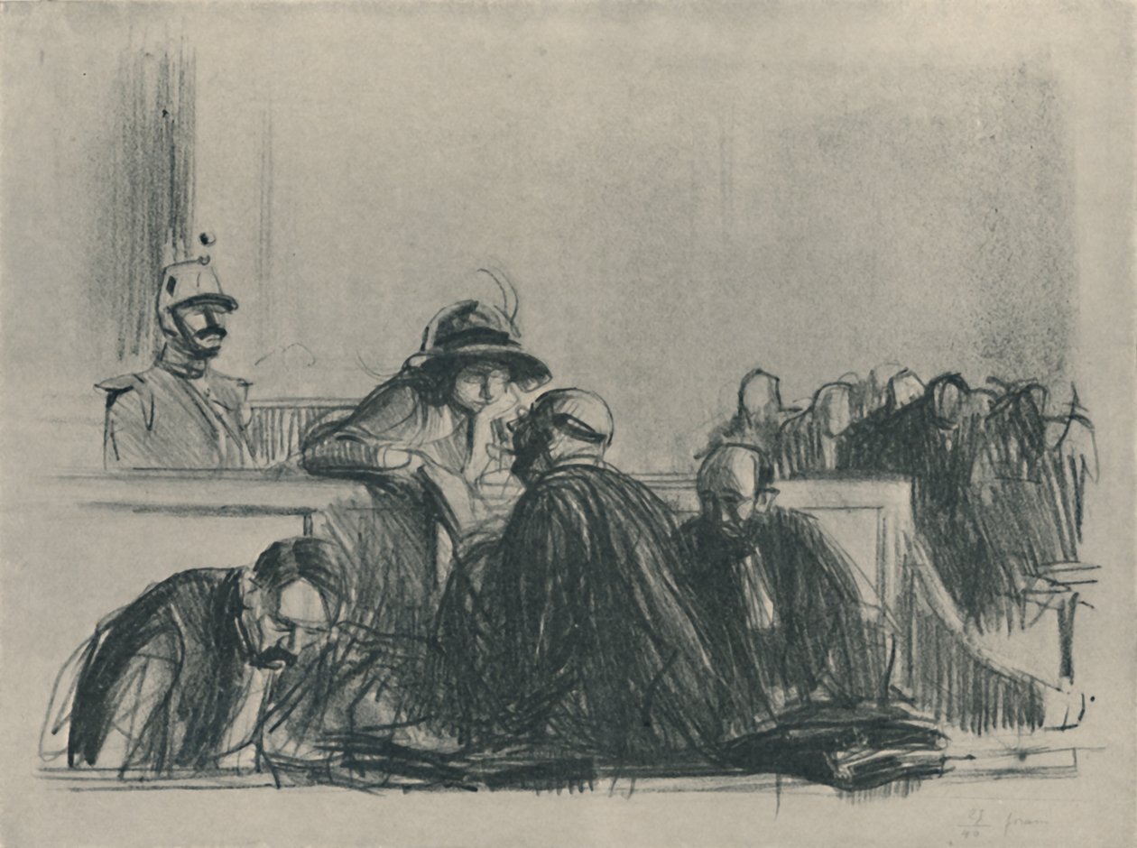 Radca prawny, 1919 autorstwa Jean Louis Forain