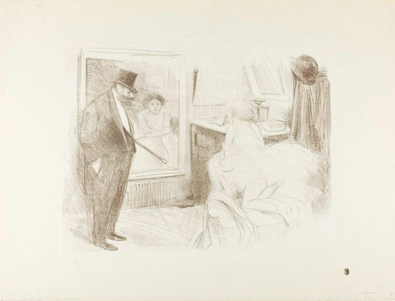 Garderoba tancerki, druga płyta autorstwa Jean Louis Forain