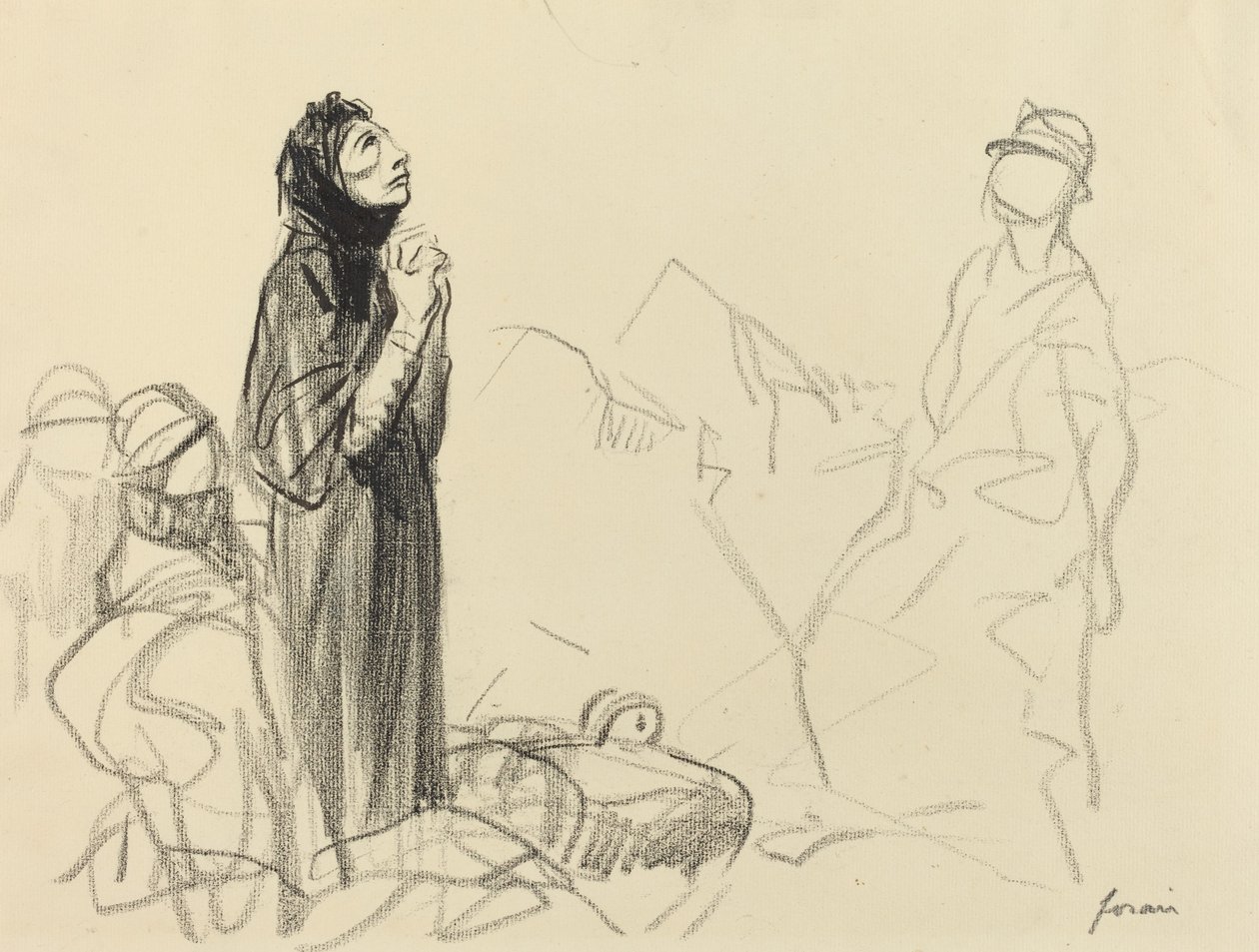 Podczas rozejmu autorstwa Jean Louis Forain