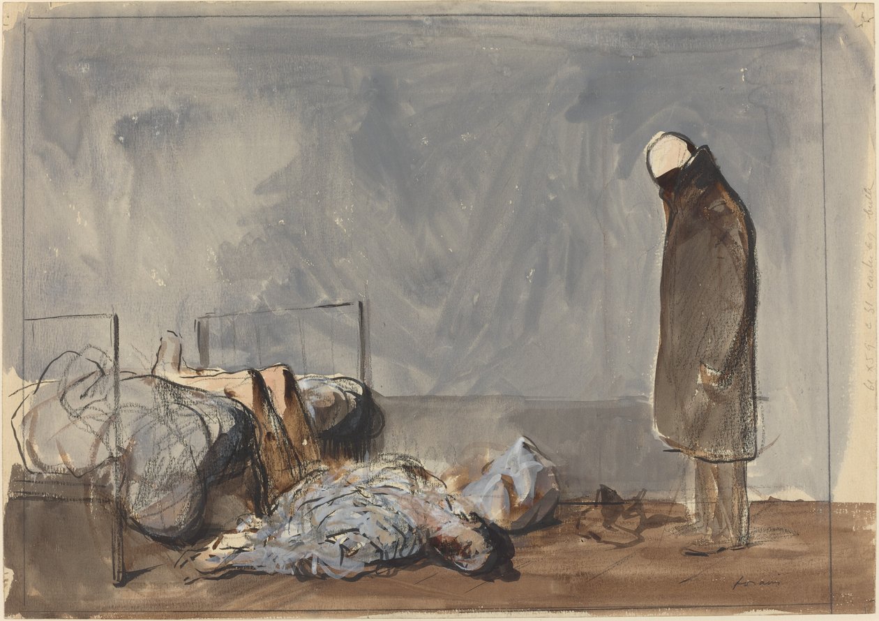 Były sznurowane autorstwa Jean Louis Forain