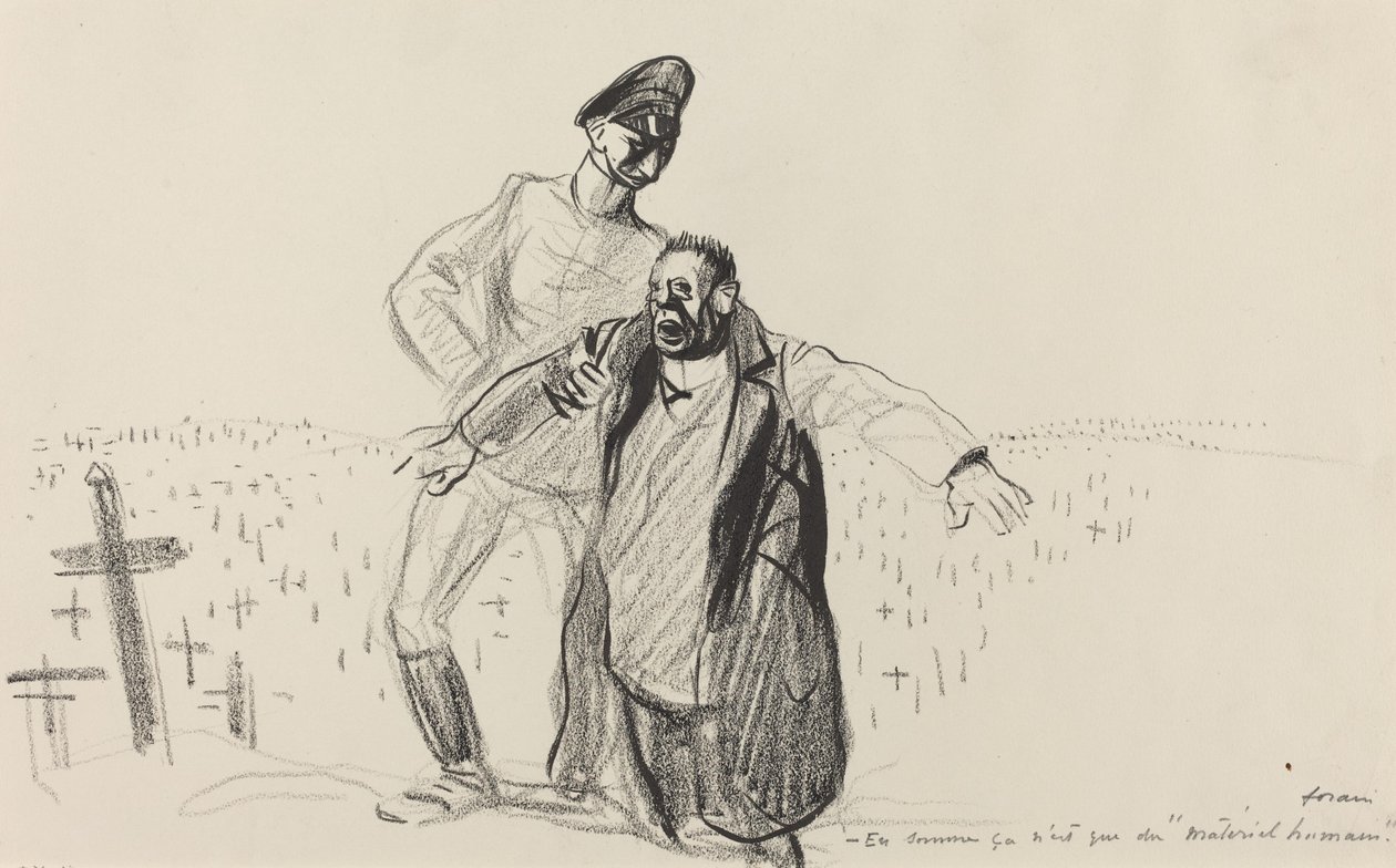 Krótko mówiąc, jest to tylko materiał ludzki. 19141919. autorstwa Jean Louis Forain