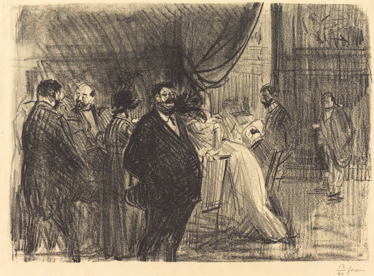 Pokój hazardowy autorstwa Jean Louis Forain