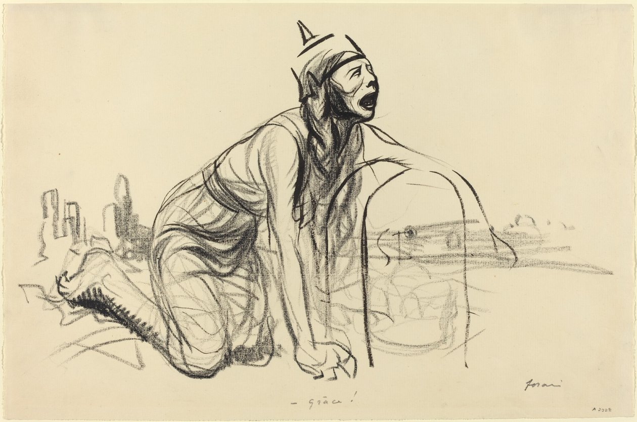 Łaska!, c. 19141919. autorstwa Jean Louis Forain